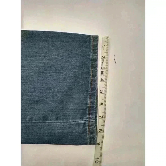 Levi's 559 Jeans Mens 38x32 (42x32) Stretchy Flex Blue Straight Leg Waterless - Picture 5 of 10